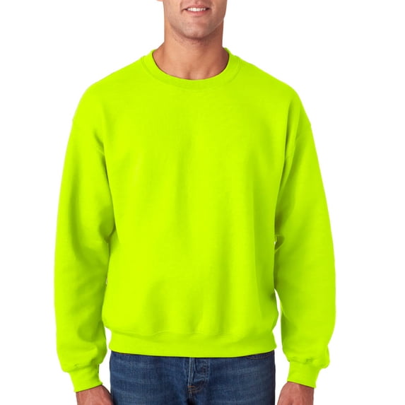 18000 Adult Sweatshirt -Safety Green-Small