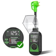 RV Surge Protector 30 Amp, Upgraded LED Display with Voltage Monitoring, Safety Certification, Waterproof