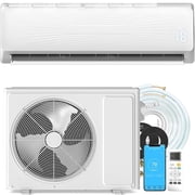 18000BTU Mini Split Air Conditioner Heat Pump,19 SEER2 230V Split ac unit with Remote, Cool Up to 1000 Sq. Ft,Variable Frequency Cooling and Heating R32 Refrigerant & Installation Kit, White