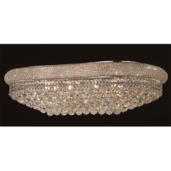 1800F36SC-RC 36 x 50 x 12 in. Primo Collection Flush Mount - Royal Cut, Chrome