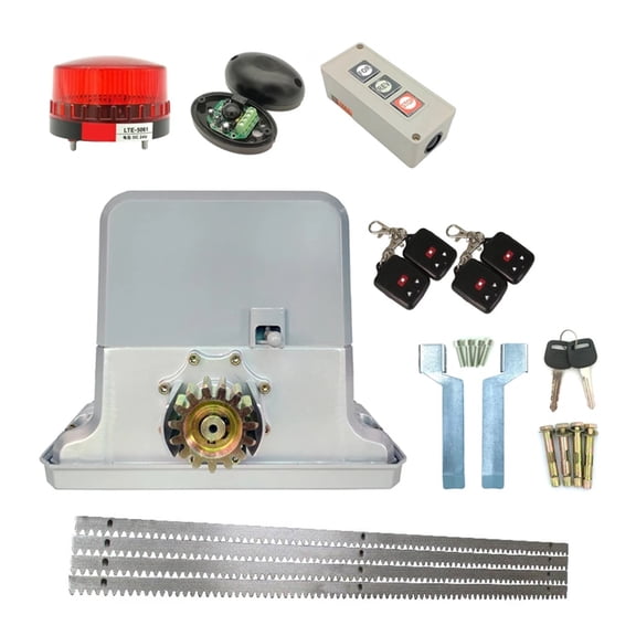1800KGS Automatic Sliding Gate Operator Of AC220V/110V Motor As Door Closer Gate Motor Engine(sensor,button,lamp, Optional) Pack ,Easy to Install
