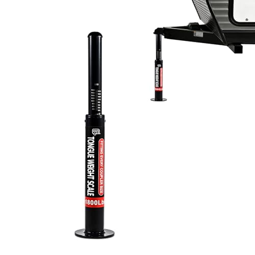 1800LBS Trailer Tongue Weight Scale, Universal Fit Mechanical Hitch Weight Scale, Fits All Coupler Sizes for RV, Camper, Travel Trailer Safe Towing & Weight Distribution$$Electronics Accessories