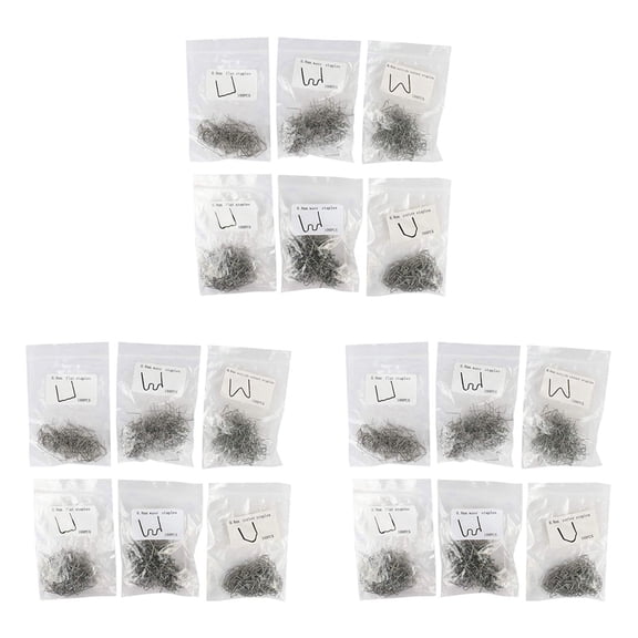 1800PCS Staples for Hot Stapler Set Bumper Repair Staples Welding Plastic Clip Stapler for Soldering Bumper