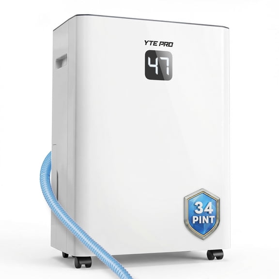 1800Sq.Ft Dehumidifier, 30Pint Dehumidifiers for Home, Ultra Quiet Dehumidifier for Large Room, Bathroom,Bedroom, with 6.56FT Drain Hose,0.55Gal Water Tank, 3-Color Humidity Light