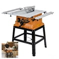 thumbnail image 1 of 1800W 10-Inch Professional Table Saw, 5000RPM Portable Jobside Table Saw with Stand & Push Stick for Woodworking Projects, Orange, 1 of 8