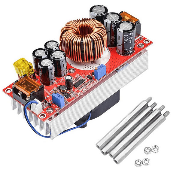1800W DC-DC Boost Converter 40A Adjustable Voltage 10-60V to 12-90V for High Power Applications