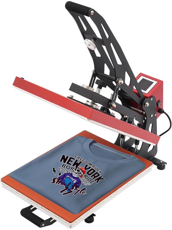 1800W High Pressure Heat Press Machine,Intelligent Control T-Shirt Heat Press, Industrial-Quality Digital Sublimation Heat Transfer Machine for Craft Stores, Print Stores