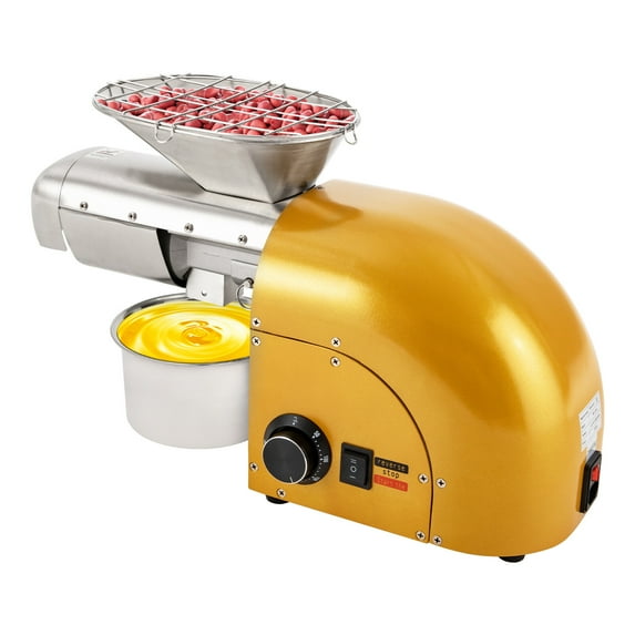 1800W Oil Press Machine Nut Seeds Oil Extractor Countertop Cold & Hot Pressing Machine 300°C