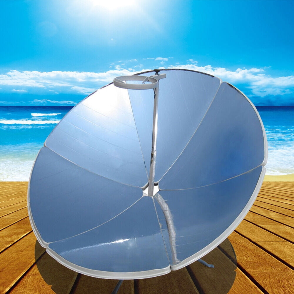 1800W Parabolic Solar Cooker High Efficiency Sun Oven 700-1000°C Outdoor Camping
