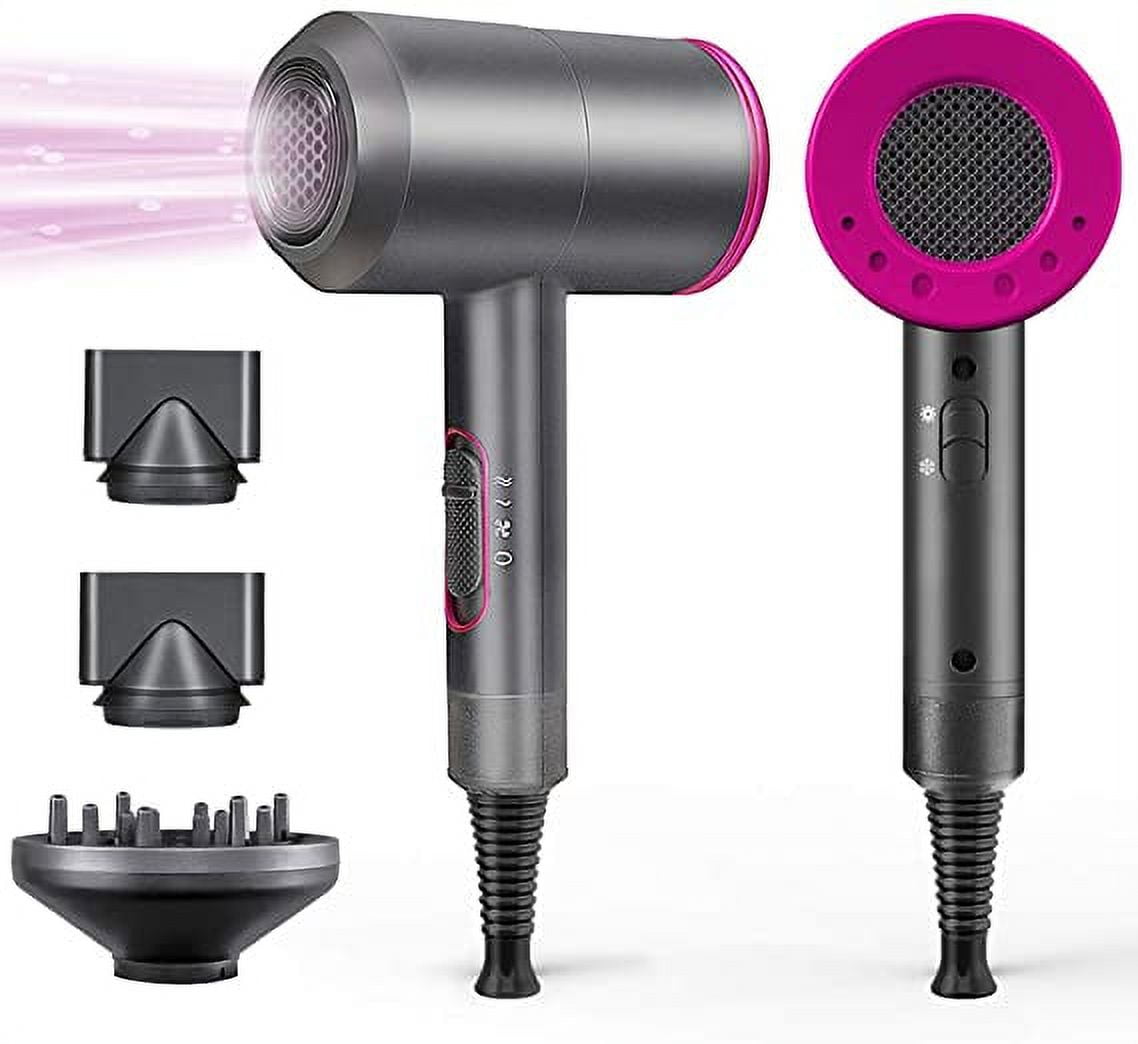 Ionic Hair Dryer With Cold & Hot Air, Powerful Blow Dryer, British Plug
