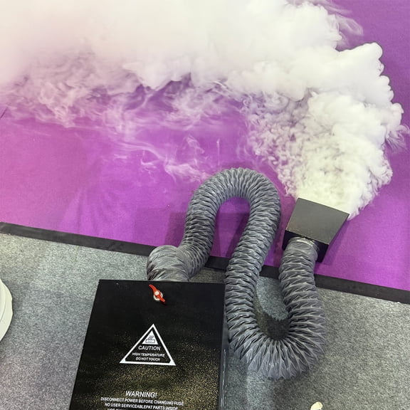1800W Water Fog Machine with DMX512 Timing Control, 0.8L Tank Smoke Machine for Parties Weddings Stage Events