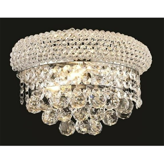 1800W12C-RC 12 x 6 in. Primo Collection Wall Sconce - Royal Cut- Chrome