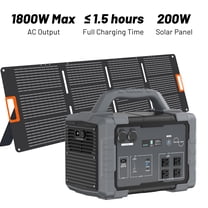 1000W+200WSolar panel Portable Power Station, yellow Portable Generator ...