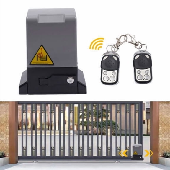 1800kg Automatic Sliding Gate Opener Motor Remotes Control Gate Opener 750W 3968lbs