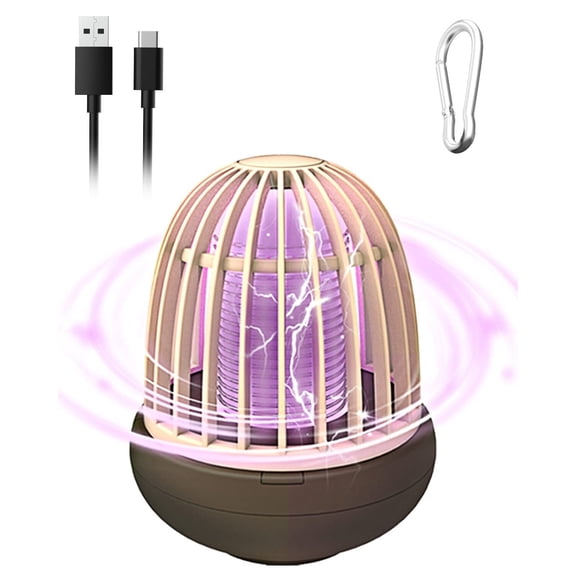 1800mA Rechargeable Portable Mosquito Killer lamp, Bug Zapper Latern,Bug Zapper Trap Light Outdoor and Indoor Cordless Battery Powered Waterproof Bug/Fly Trapper for Home
