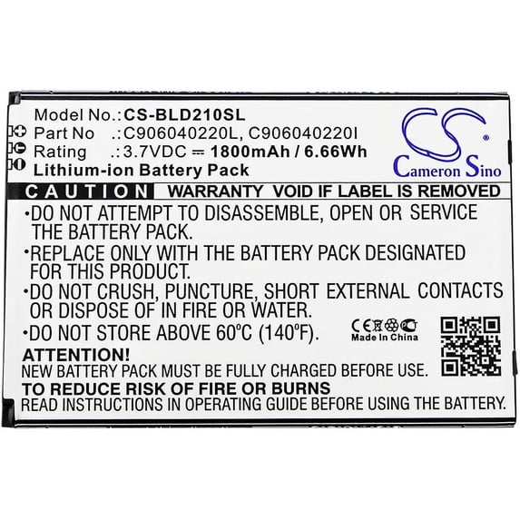 1800mAh C906040220L C906040220I Battery for BLU D210U D210 D210L Diamond M