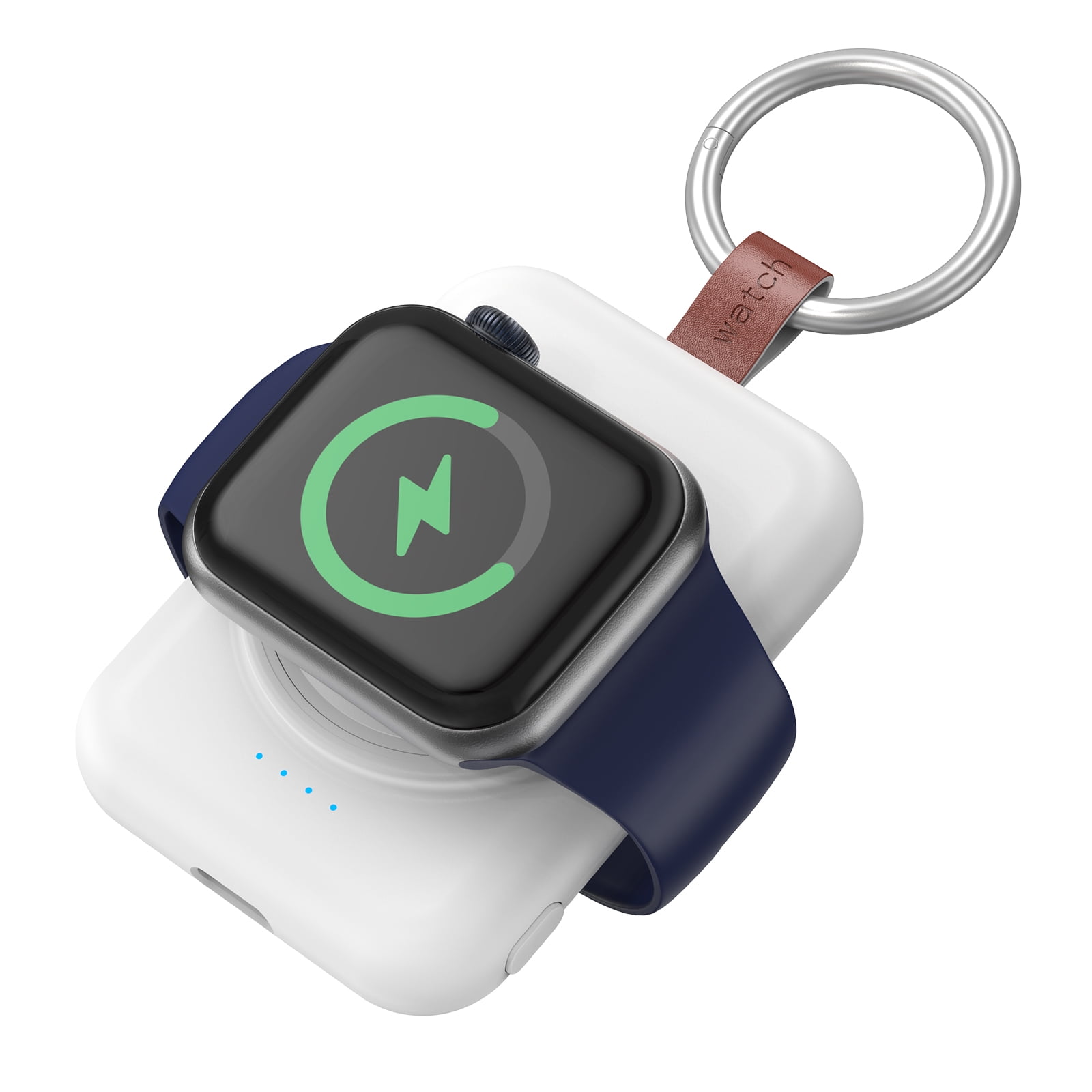 1800mAh Portable Wireless Charger for Apple Smartwatch  Compatible With Apple Smartwatch Series 9/8/7/SE/6/5/4/3/2/Ultra USB Type C Magnetic Charging Dock with Quick-Charging Watch Wireless charger
