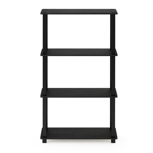 Americano Black 4-Tier Multipurpose Wooden Shelf Display