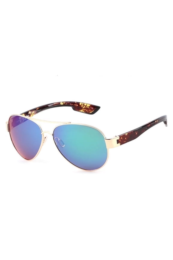 18034 Metal Frame Polarized Sunglasses for Deep Sea Fishing & Surfing - UV400 Protection