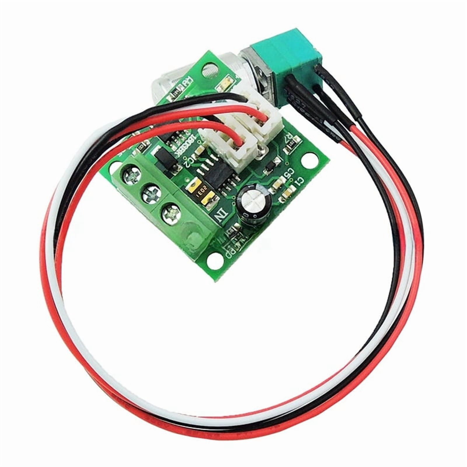 1803BKW PWM Motor Speed Controller 1.8-12V 2A 30W Adjustable DC Regulator Switch for DIY Projects and Robotics