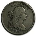 thumbnail image 1 of 1804 Half Cent Crosslet 4 w/Stems VF, 1 of 2