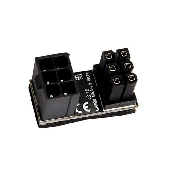 180Degree GPU PCIe 8Pin Adapter Connectors For Improved Airflows And Cable Management for Desktop Graphics Card Build Up
