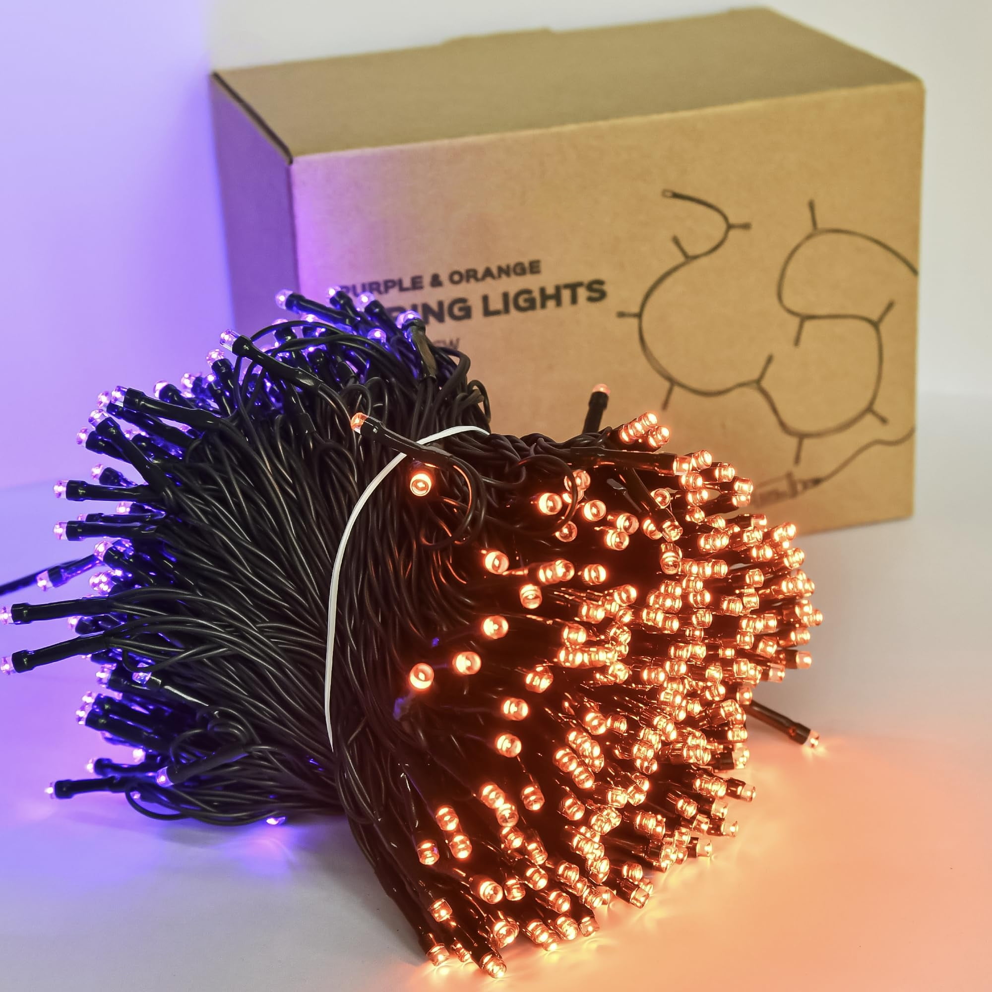 180FT 500LED Lights, Outdoor String Lights 8 Modes & Memory Function