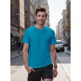 thumbnail image 1 of 180G 100%cotton Solid Color Men's T-shirt For Summer Outdoor, Casual Male Clothing, Gift For Men, 1 of 9