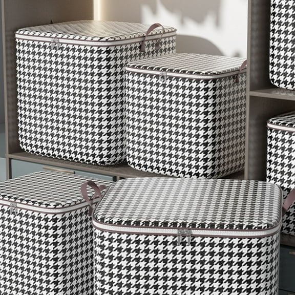 180L Large Clothes Quilt Blanket Storage Bag Home Organizer Zipper Box Bags