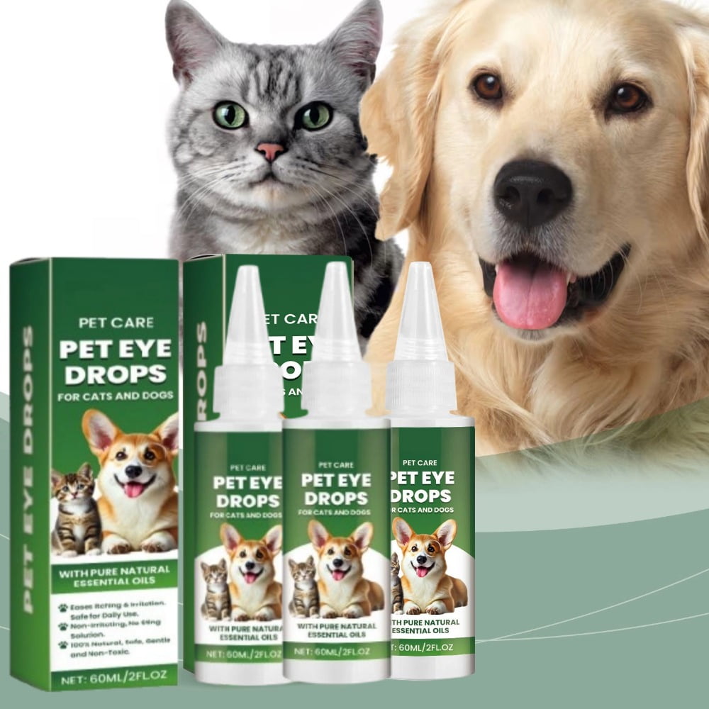 180ML Dog Eye Drops, Eye Cleaner for Dogs & Cats Supports Eyes
