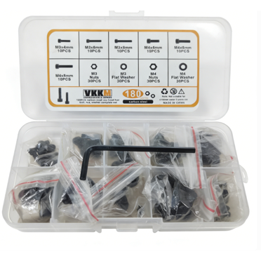 6#8#10 Phillips Pan Head Machine Screws, Nuts & Washers Assortment Kit – TheBoltBarn