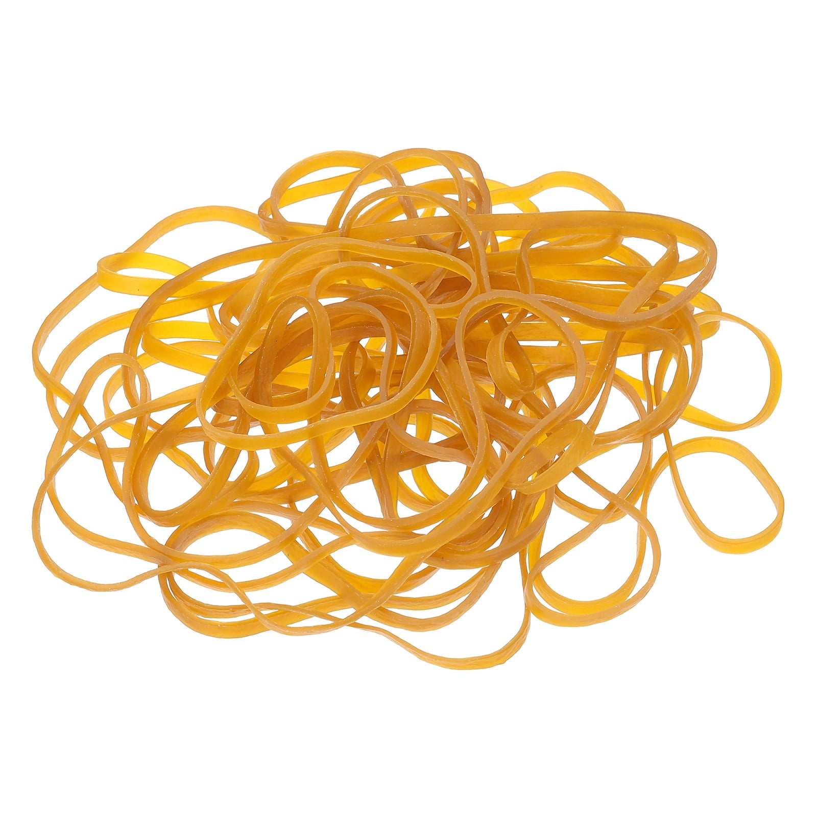 180Pack Rubber Bands, 7.87x0.18 Inch Elastic Bands for Office Supplies, Yellow