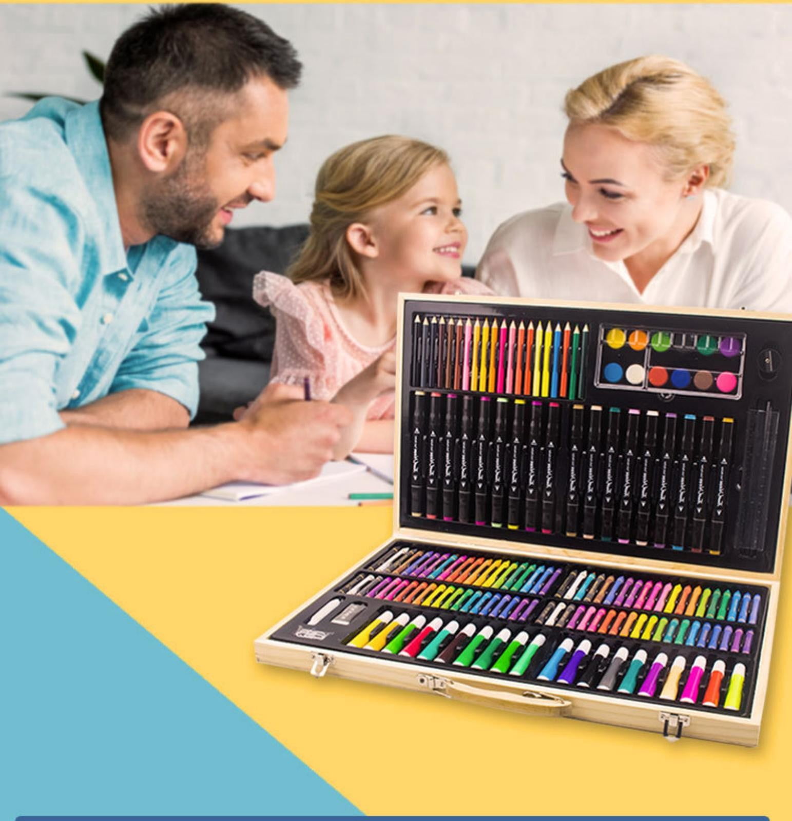 180Pc Art Set Deluxe Art Set Painting & Drawing Set For Kids Adults ...