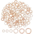 thumbnail image 1 of 180Pcs 2-6mm Open Jump Rings 6 Sizes Brass Jump Rings Round Linking Rings Jewelry Rings Connectors, 1 of 9