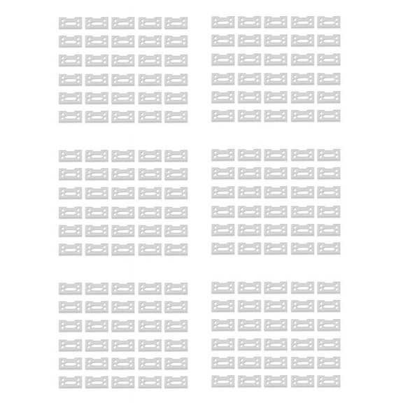 180Pcs 28 Teeth Zirconia Ceramic Clipper Blade for Senior Clipper,180 x Ceramic Blade,White