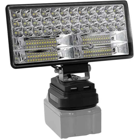 180W 11800LM LED Work Light for Makita Outdoor Flashlight with USB Spotlight