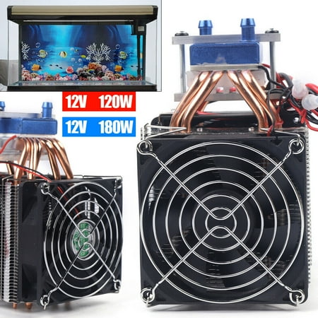 180W Aquarium Water Chiller Fish Shrimp Tank Cooling System Refrigeration Suitable for 40L Fish Tank