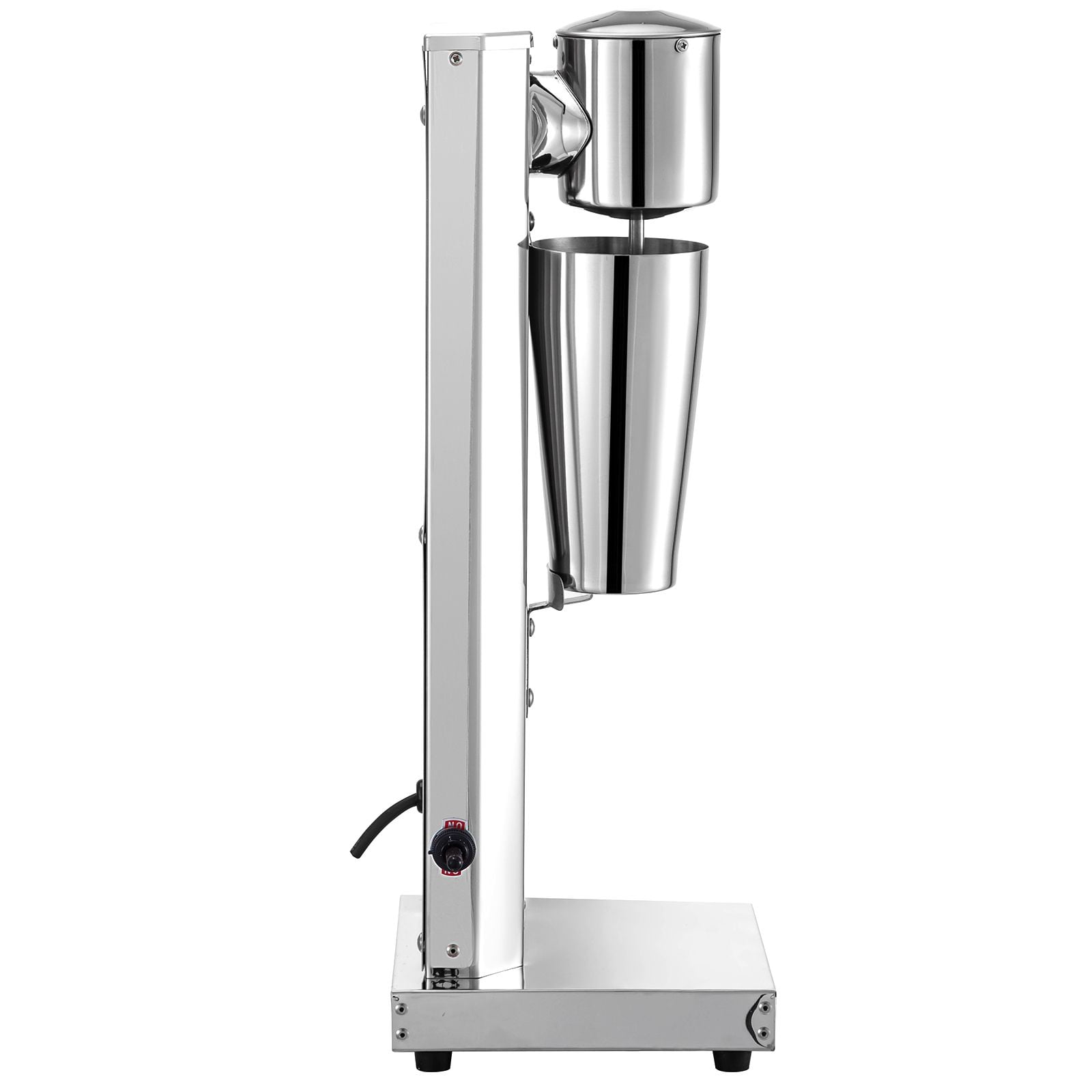 180W Electric Milkshake Maker with Dual Speed, 18,000 RPM, 800ml Stainless Steel Cup, Microswitch Safety, for Milk Tea Coffee Shops