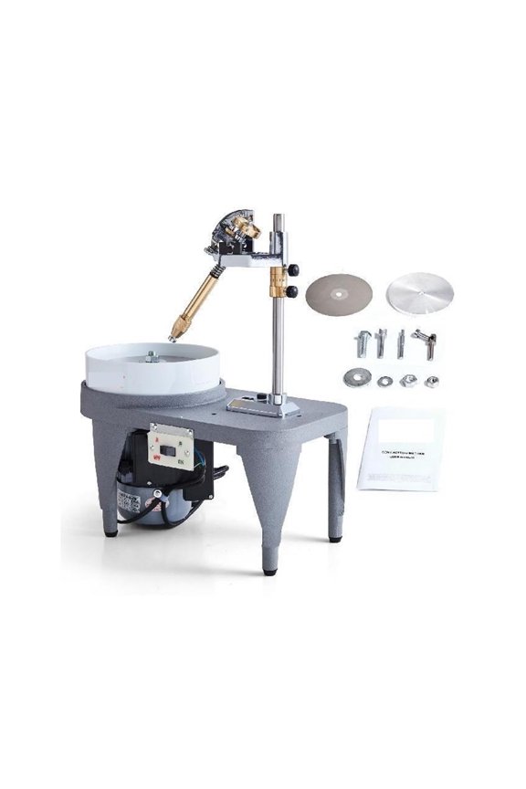 180W Gem Faceting Machine 2800RPM Jade Grinding Polisher With Faceted Manipulator 110V Gemstone Jewel Processing Equipment ,Motion Detection