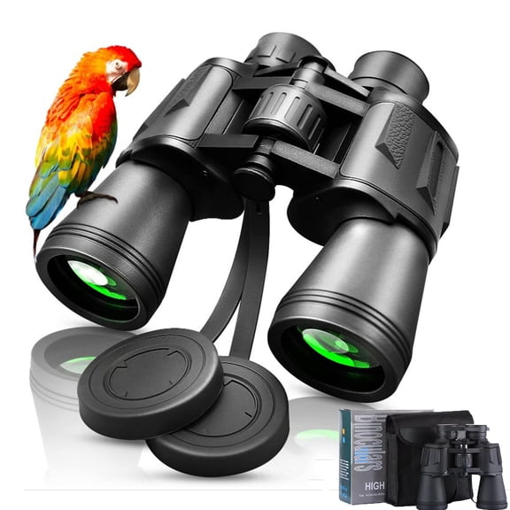 180X100 Military Zoom Powerful Binoculars Day/Night Vision Optics Hunting + Case