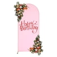 thumbnail image 1 of 180cm Arch Backdrop Stand Wedding Gold Backdrop Stand Ceremony Metal Decor Pink, 1 of 24