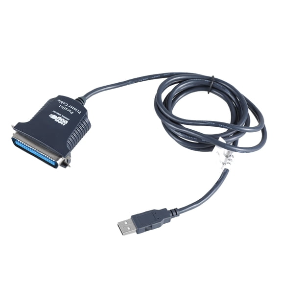 180cm Length USB to CN36 Printer Cable 36Pin Parallel Port Adapter Wire Line for Printers Computer Black