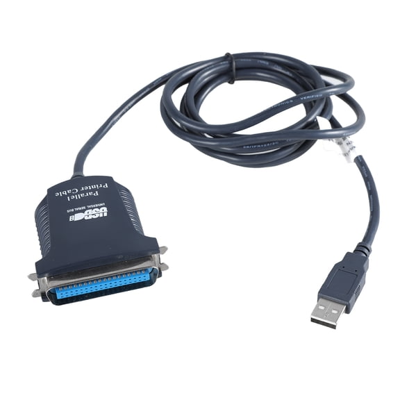 180cm USB to CN36 Parallel Port Cable, Male to Male Connector Data Link Cord for Easily Printer Connection Plug and Play