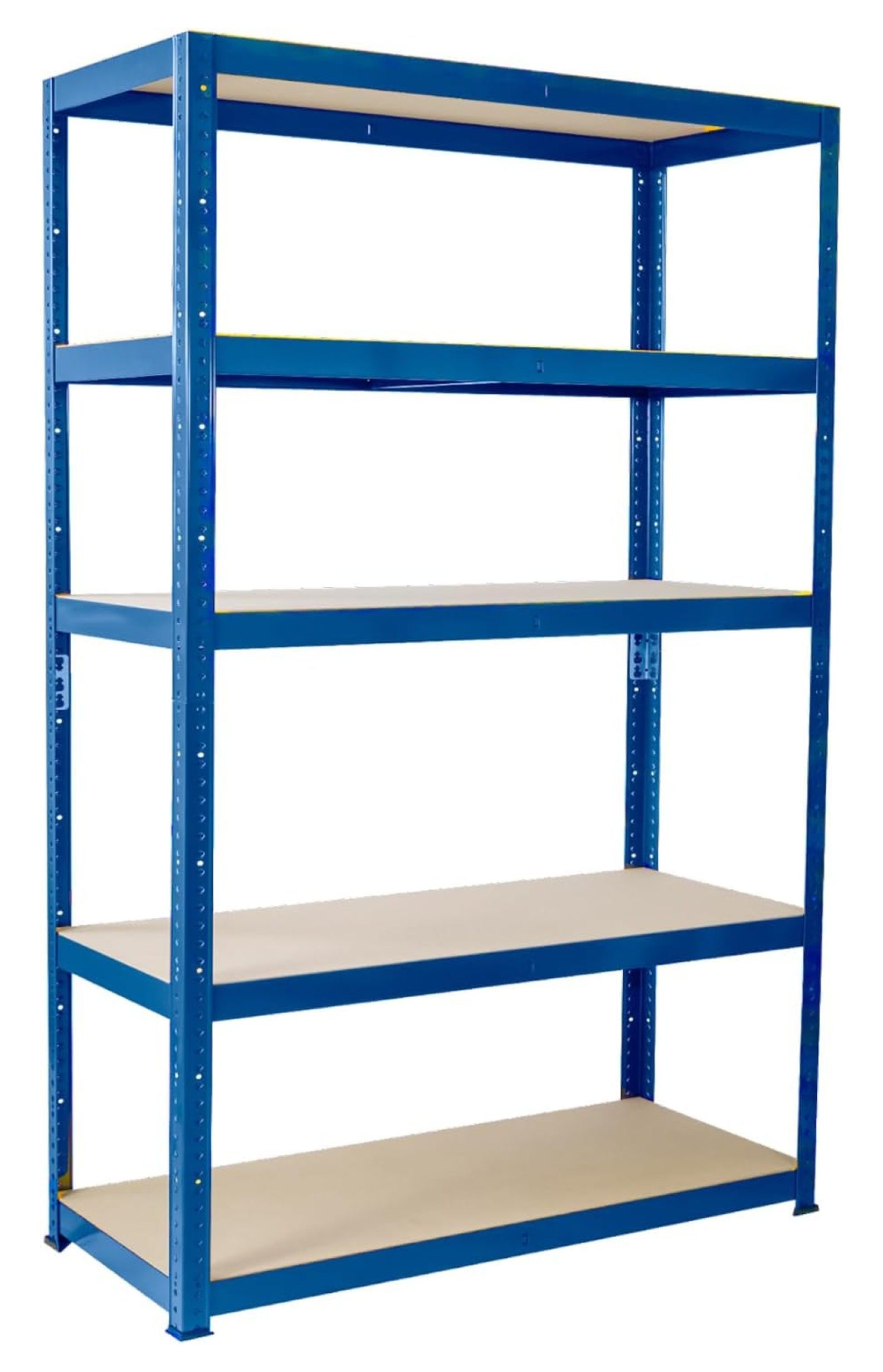 180cm x 120cm x 40cm, Blue 5 Tier (175KG Per Shelf), 875KG Capacity Extra Wide Garage Shed