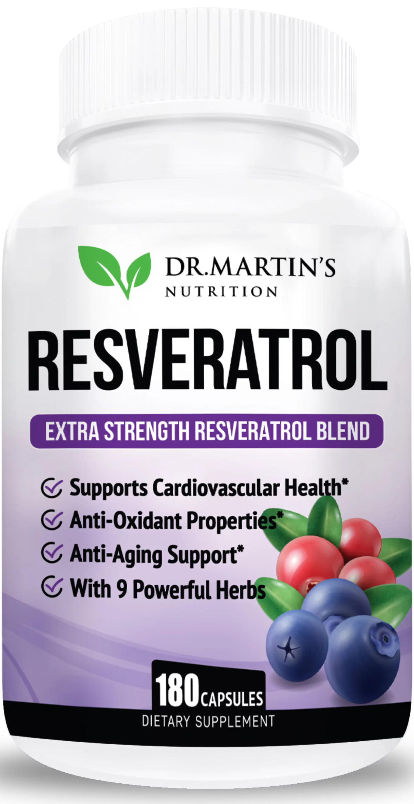ResVitale Resveratrol 250mg Anti Aging Antioxidants Supplement for