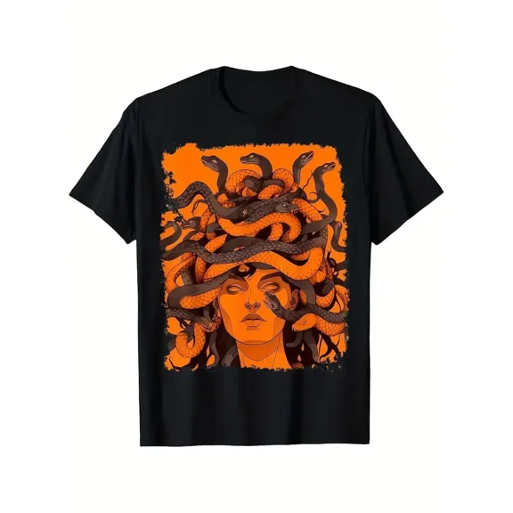180g Medusa Orange T-Shirt