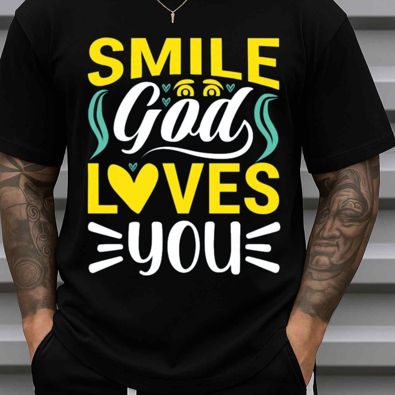 180gsm T-Shirt for Men Graphic Heavyweight Comfort Colors Casual Short ...