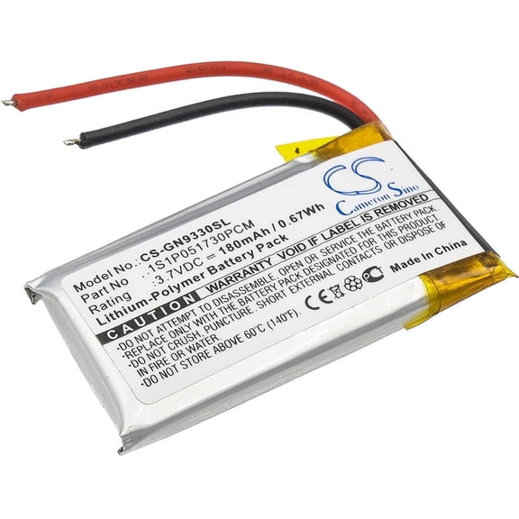 180mAh GN 1S1P051730PCM Battery for Netcom 9330 GN9330