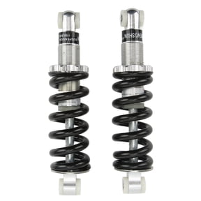 180mm 7.09 Inches Motorcycle Air Shock Absorber Suspension Damper Pair Heavy Duty 1500lbs Capacity Adjustable Coil Spring Replacement for Electric Bike ATV Scooter