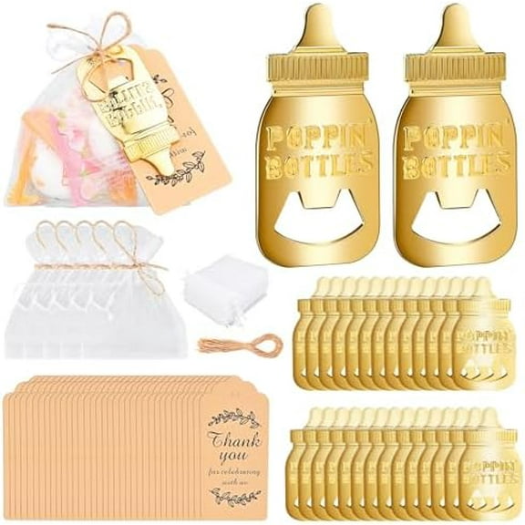 180pcs Baby Shower Bottle Opener Favors, Baby Shower Gifts for Guests Prizes, Gender Reveal Party Favors